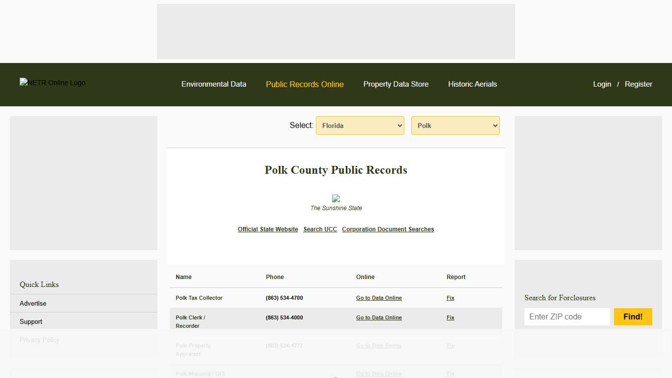 NETR Online • Polk • Polk Public Records, Search Polk Records, Polk Property Tax, Florida Property Search, Florida Assessor
